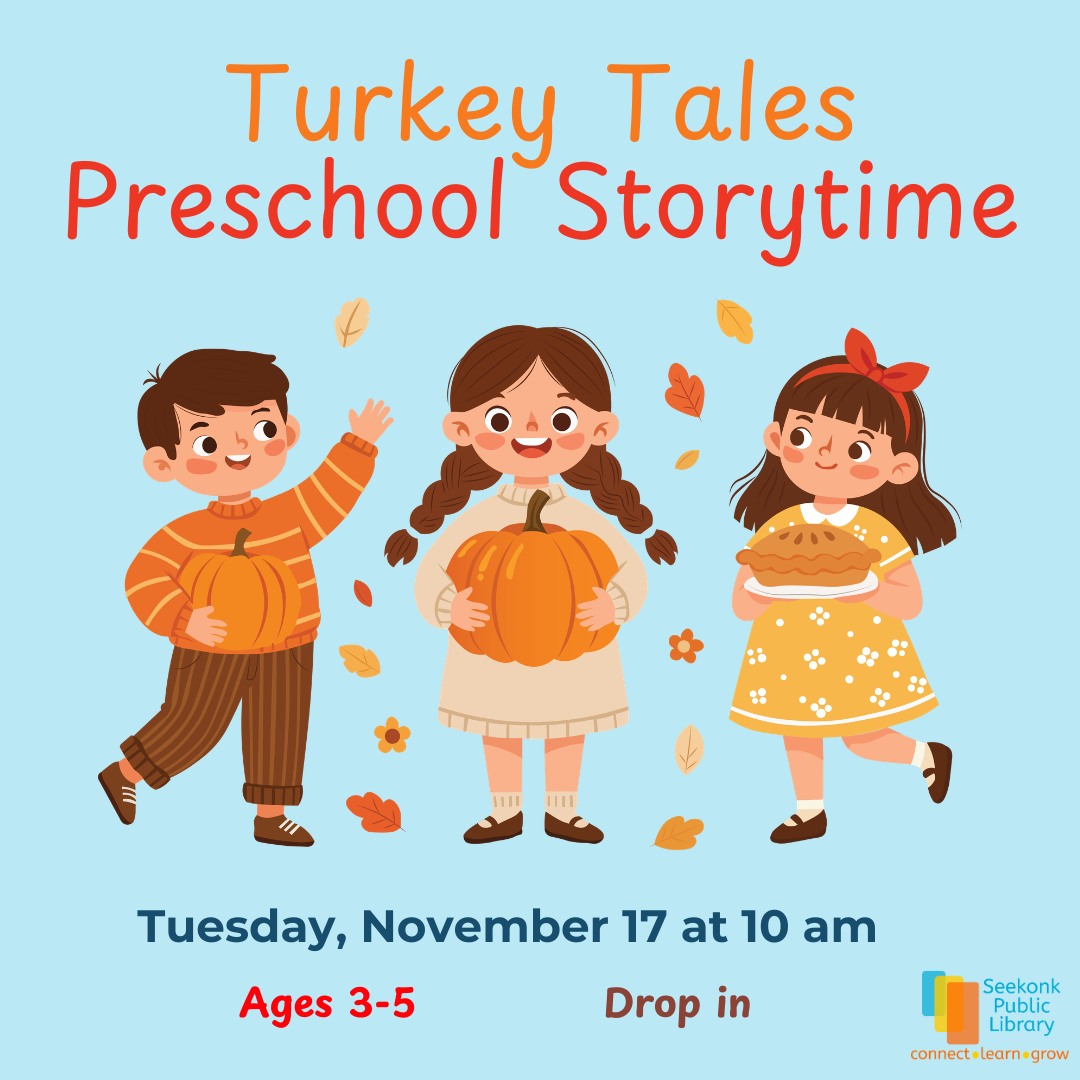Turkey Tales Preschool Storytime